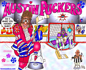 Toons on Ice Hockey